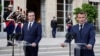 Premijer Kosova Aljbin Kurti na sastanku s francuskim predsednikom Emanuelom Makronom, Pariz, 23. jun 2021.