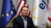 KOSOVO -- U.S. ambassador to Germany Richard Grenell attends a meeting with the leader of LDK in the capital Pristina, January 23, 2020