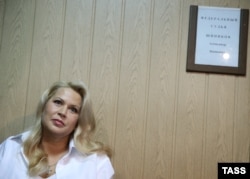 Евгения Васильева в суде 1 июля