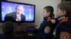 Since he came to power, Russian President Vladimir Putin has tightened the government's grip on the media and used television to seek to consolidate control over the country. (file photo)