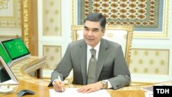 Turkman President Gurbanguly Berdymukhammedov (file photo)