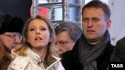 Ксения Собчак и Алексей Навальный