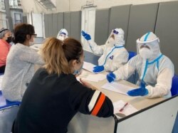 Коронавирус жұққандарды емдейтін аурухана.