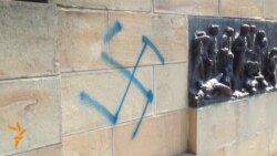 World War II Monument Defaced In Belgrade