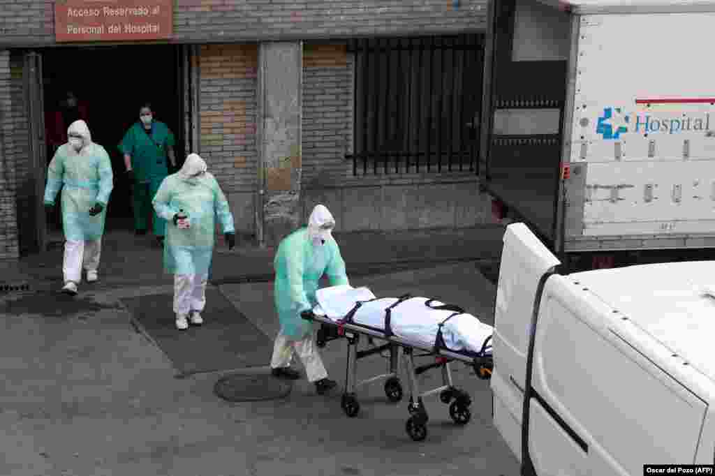 ШПАНИЈА - Шпанија регистрираше рекорден број на починати лица во изминатите 24 часа - вкупно 769 и со тоа останува едно од најголемите жаришта на коронавирусот во моментов.