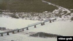 Мост на Паўночнай Дзьвіне каля Котласу ў Архангельскай вобласьці