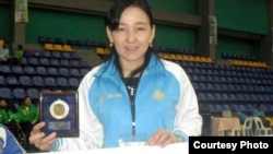 Паралимпиада ойындарына қатысатын қазақстандық спортшы Кабира Асқарова. Сурет спорт және дене шынықтыру агенттігінің баспасөз қызметінен алынды.