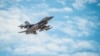 An F-16 Fighting Falcon flies over Luke Air Force Base in Arizona last month.