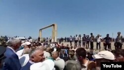 Saatlı rayonunda su ilə bağlı aksiya, 3 iyul 2020