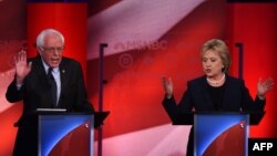 Berni Sanders i Hilari Klinton