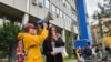 Students of the Faculty of Science and Mathematics in Novi Sad blocking the faculty, blockade