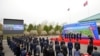 Архівне фото: церемонія закладання першого каменю нового автомобільного мосту через річку Туманна, 30 квітня 2025 року