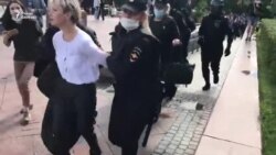 Задержания на акции в поддержку Хабаровска в Москве