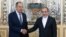 Ministrul de Externe al Rusiei, Serghei Lavrov, primit la Teheran de omologul său iranian, Abbas Araghchi, pe 25 februarie 2025 