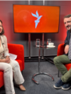Istoricul Eugen Ciurtin, specialist în istoria religiilor, în studioul Europa Liberă România, cu jurnalista RFE/RL, Oana Despa.