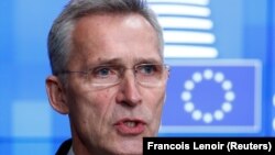 Архивска фотографија- Генералниот секретар на НАТО Јенс Столтенберг 