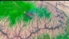 Sateliții Uniunii Europene au surprins la acest sfârșit de săptămână, incendiile de la North Rim, Mareca canion, USA.