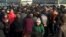 Kazakhstan - rally protest of sellers market of Barakholka/Baraholka. Almaty, 19Nov2013 