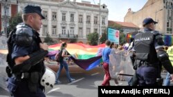 Гей-парад у Белграді, Сербія, 18 вересня 2016 року