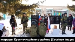 Открытие мемориала в Усть-Урлуке
