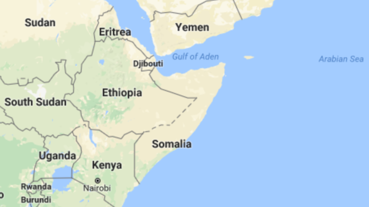 Где находится полуостров сомали на карте. Where is Eritrea.