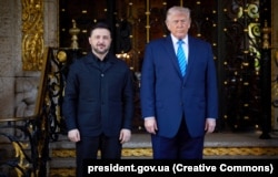 Президент України Володимир Зеленський і президент США Дональд Трамп. Мар-а-Лаго, Флорида, США, 28 грудня 2025 року