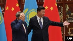 Si Jinping dünýä ykdysadyýetine söwdany bökdeýän proteksionizmiň wehim salýandygyny aýdýar. 