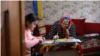 Moldova, Anisoara Curcubet (27) has Down Syndrome and lives with her mother Galina (70) in the village of Pârâta, Dubăsari rayon