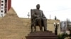 This statue of Egyptian president Hosni Mubarak in Baku was meant to symbolize a friendship etched in stone. 