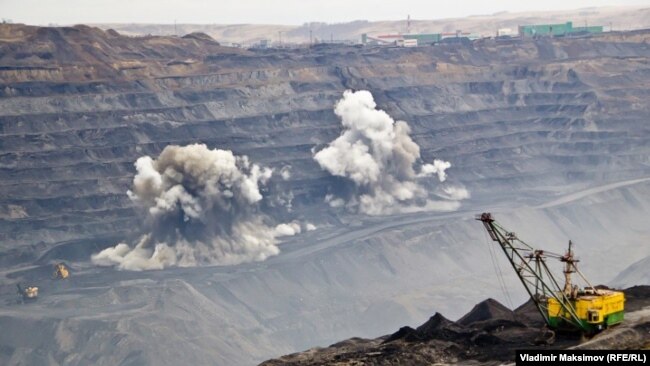 Взрывы при угледобыче