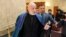 Former Afghan President Hamid Karzai in Moscow on February 5