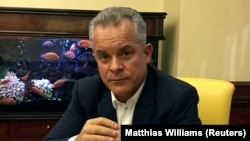 Vladimir Plahotniuc într-un interviu cu Reuters la oficiul său din Chișinău. 7 noiembrie 2016