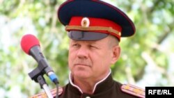 Верховный атаман казаков Казахстана Юрий Захаров. Алматы, май 2010 года.