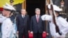 Президент Украини Петр Порошенко (п) и президент Турции Реджеп Тайип Эрдоган в Киеве. 9 октября 2017 года