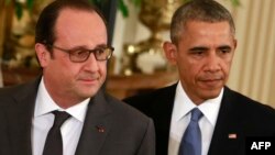 Francois Hollande dhe Barack Obama, 24 nëntor, Uashington