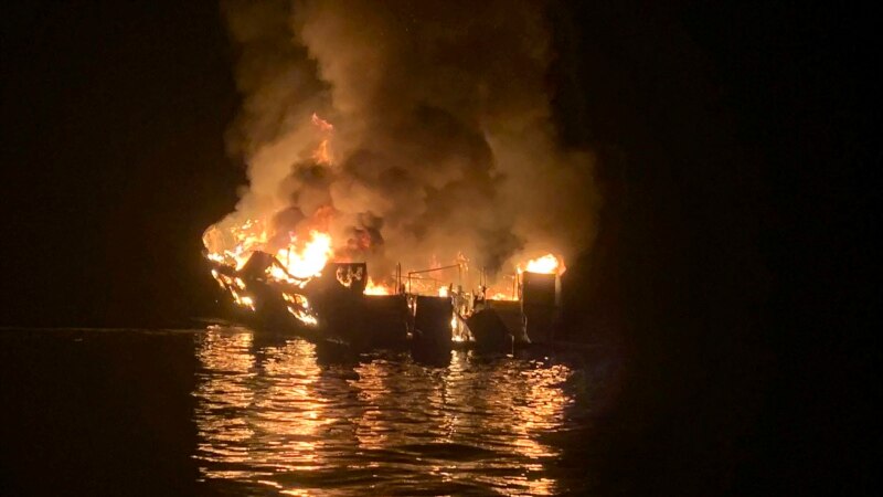Пожар на судне у берегов Калифорнии: водолазы обнаружили тела 25 человек (+фото)