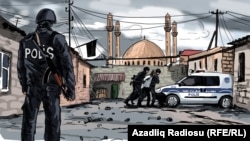 Nardaran. İllüstrasiya.