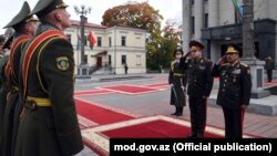 Müdafiə naziri general-polkovnik Zakir Həsənov Belarusda. Minsk. 09okt2017