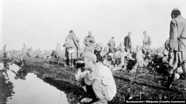 Советские пленные, осень 1941 года