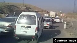 Uzbekistan - Qamchiq pass traffic length till 5 km