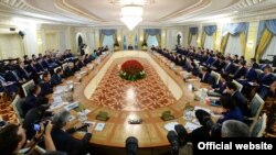 Расширенное заседание правительства с участием президента Казахстана Нурсултана Назарбаева. Астана, 6 августа 2014 года.