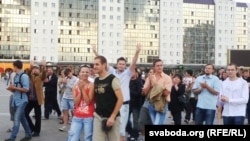 Demontstranti u Belorusiji, Vitsebsk, 06. jul 2011.