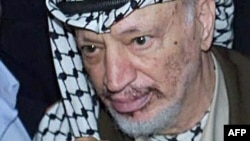 Бывший лидер Палестины Ясер Арафат в 2000 году. 
