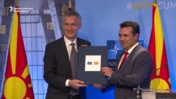 Macedonia And NATO Sign Deal On Accession Process