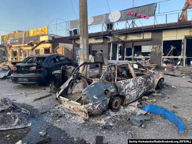 Наслідки російського обстрілу Добропілля, Донецька область, 16 липня 2025 року