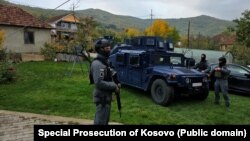 Operacioni policor në Zveçan dhe Zubin Potok i zhvilluar më 19 tetor 2025. 