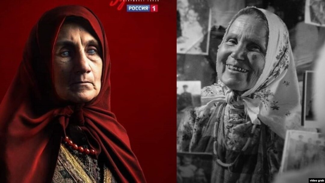 Роза Хайруллина в роли Упырихи в сериале "Зулейха открывает глаза" (слева) и Фирдаус Хайруллина в роли Бибинур в одноименном фильме (её роль многие воспринимают как лучший образ татарской бабушки)