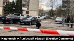 Поліція працює на місці вбивства, Львів, 2 квітня 2026 року