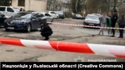 Місце вбивства працівника ТЦК у Львові 2 квітня 2026 року
