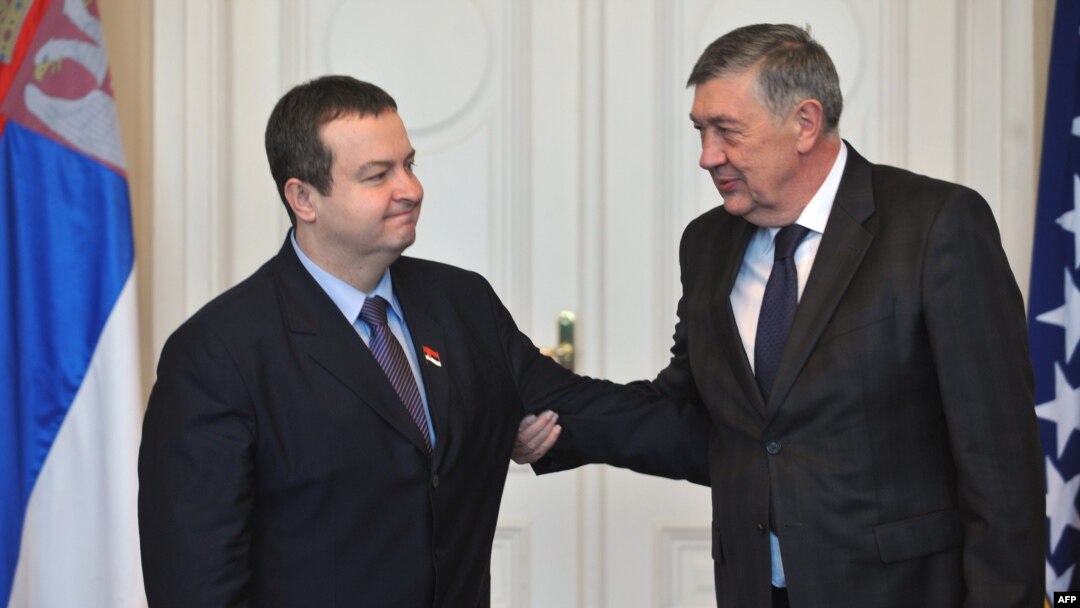 Predsjednik Skupštine Srbije Ivica Dačić i predsjedavajući Predstavničkog doma Parlamentarne skupštine BiH Nebojša Radmanović